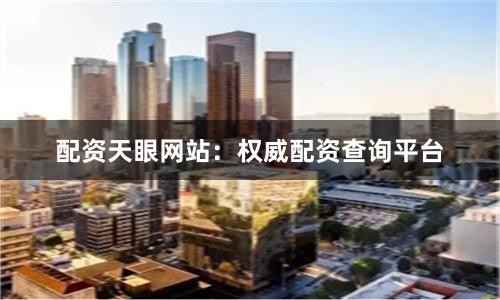 配资天眼网站：权威配资查询平台